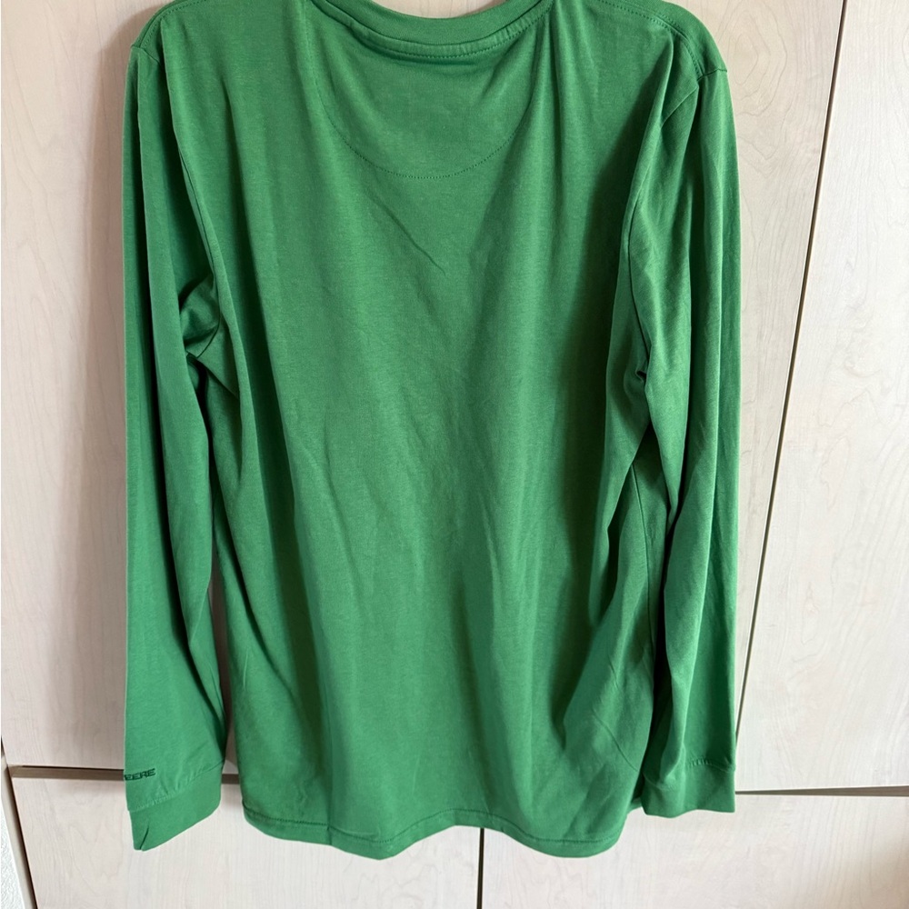 NWT John Deere Men's Green Long-Sleeve Logo Tee - Picture 6 of 6